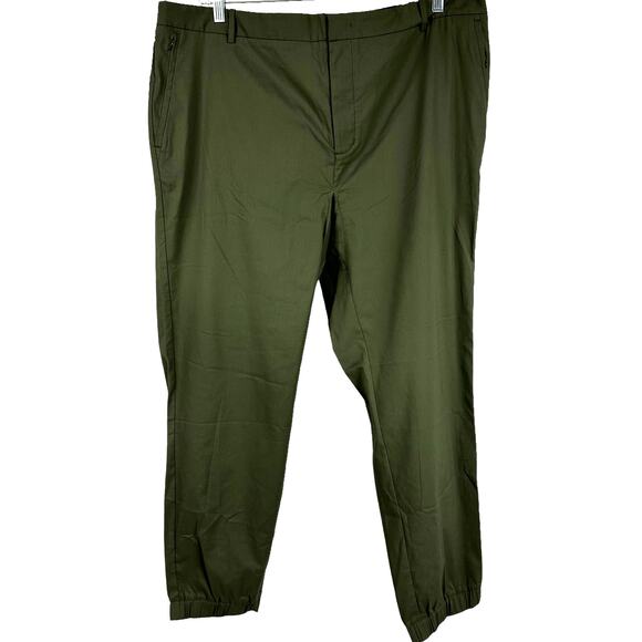Tommy John NWT Go Anywhere Collection Shadow Green Stretch Jogger Pant 44/45 - Picture 2 of 9